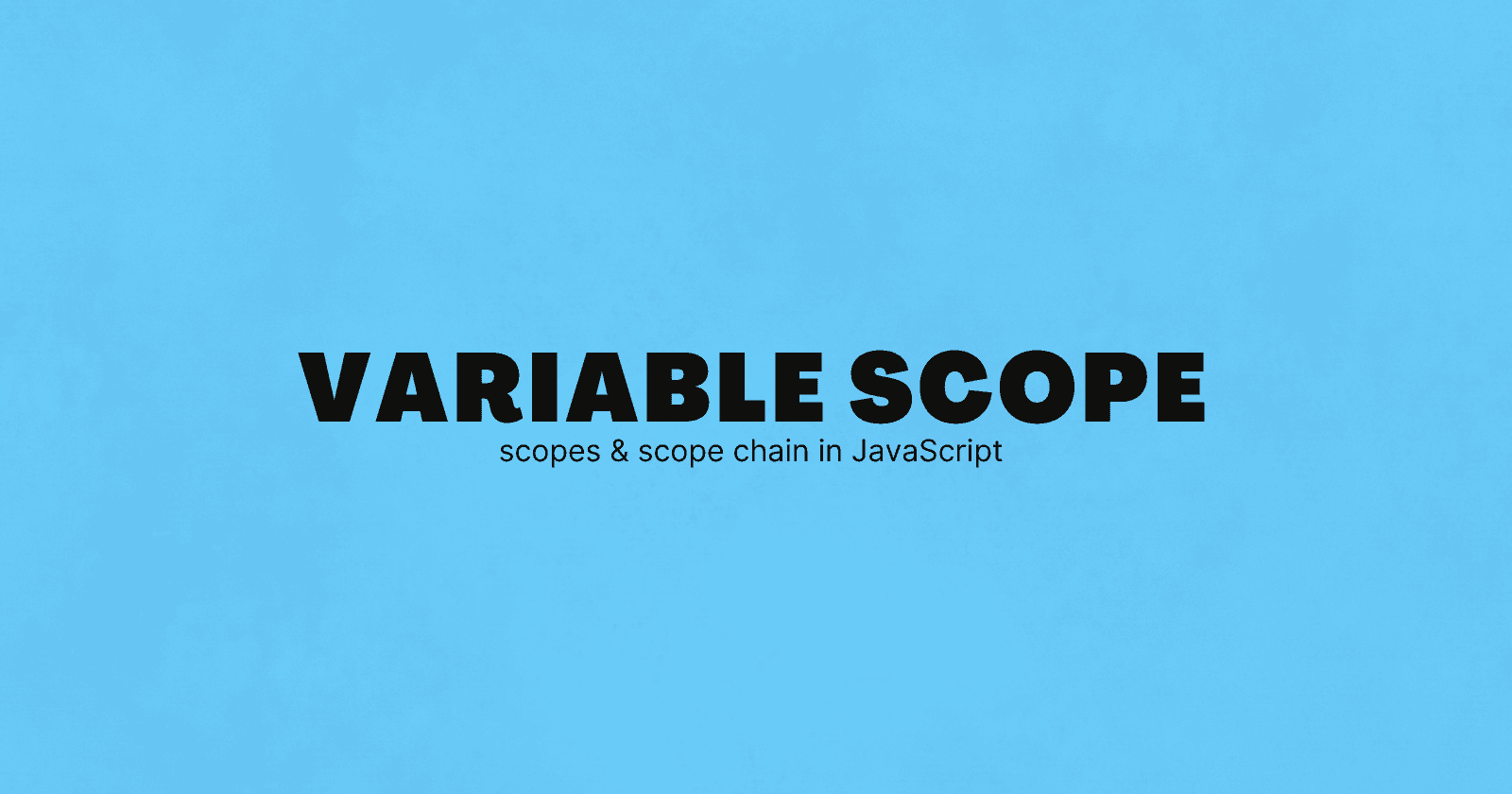 Variable Scope in JavaScript